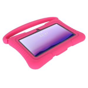 gloglow toddler tablet, 3d design 110-240v kids tablet quad core processor for entertainment for android 10 (us plug)