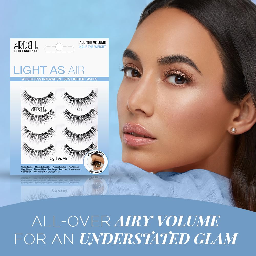 Ardell Light As Air 521 Lashes, 4 pairs in a pack