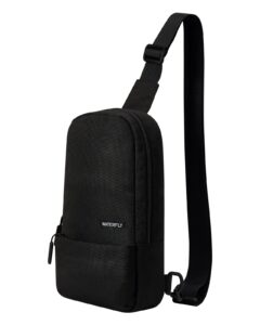 waterfly slim crossbody sling bag: multipurpose travel cross body chest shoulder bag sling backpack for walking hiking for men women