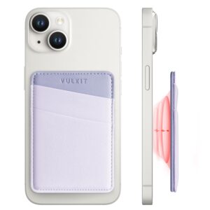 vulkit magnetic phone wallet for magsafe- rfid blocking - card holder wallet for iphone 15/14/13/12 series & phone case with magsafe