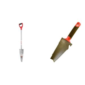 ROOT ASSASSIN 48" Garden Shovel/Saw + Radius Garden Root Slayer Trowel