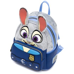 Loungefly Disney Zootopia Judy Hopps Cosplay Mini Backpack, Faux Fur