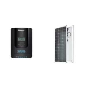 renogy 100w 12v solar panel + 30a rover mppt charge controller bundle