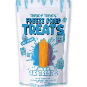 Trendy Treats Freeze Dried Candy, Freeze Dried Air Treats, Unique Candy Gift, Fun Exotic & Weird Candy - By the Famous Tik Tok TikTok Candy Channel TrendyTreats - 3.1oz