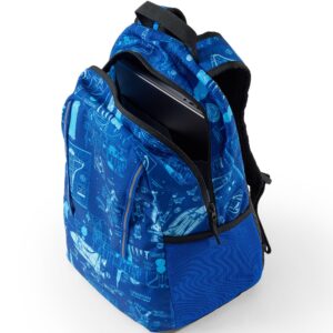 Lands' End Kids' ClassMate Blue Galaxy Space Small