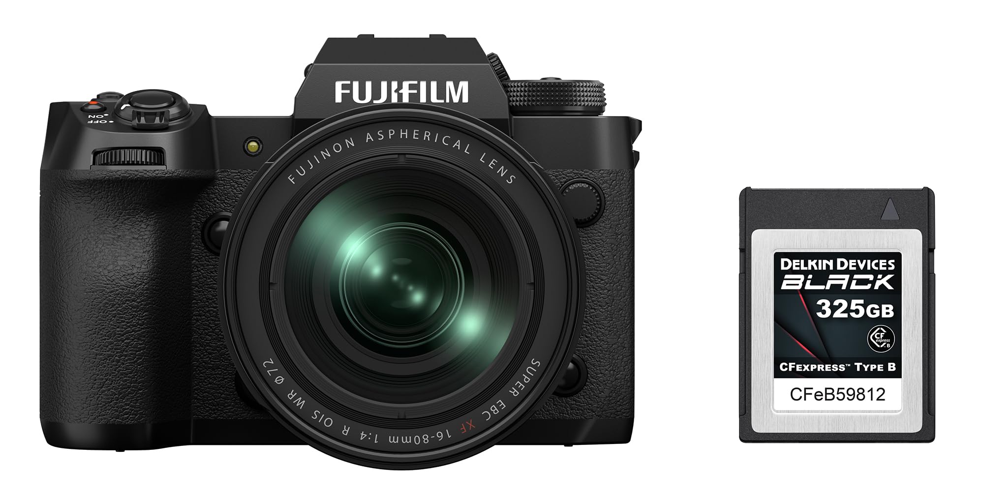 Fujifilm X-H2 Mirrorless Digital Camera XF16-80mm Kit W/ 325GB CF Express Bundle