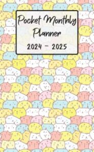2024-2025 monthly pocket planner: 2 year pocket calendar january 2024 to december 2025