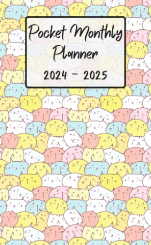 2024-2025 Monthly Pocket Planner: 2 year Pocket Calendar January 2024 to December 2025