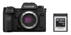 fujifilm x-h2 mirrorless digital camera w/ 325gb cf express bundle