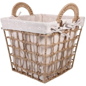 alipis woven basket kid snack container finishing basket child rattan iron kids storage bin hollow sundry container