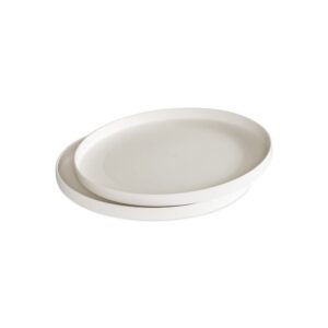 nordic ware 10-inch meal plate, set of 2, white