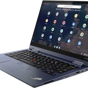 Lenovo Convertible 2-in-1 Chromebook, Abyss Blue, 13.3 FHD Touchscreen, AMD Ryzen 5 up to 3.7Ghz, 8GB RAM, 128GB SSD, Backlit Keyboard, Chrome OS (Renewed)