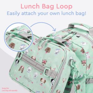 Bentgo® Kids 14” Backpack Set With Kids Prints Lunch Box (Puppy Love)