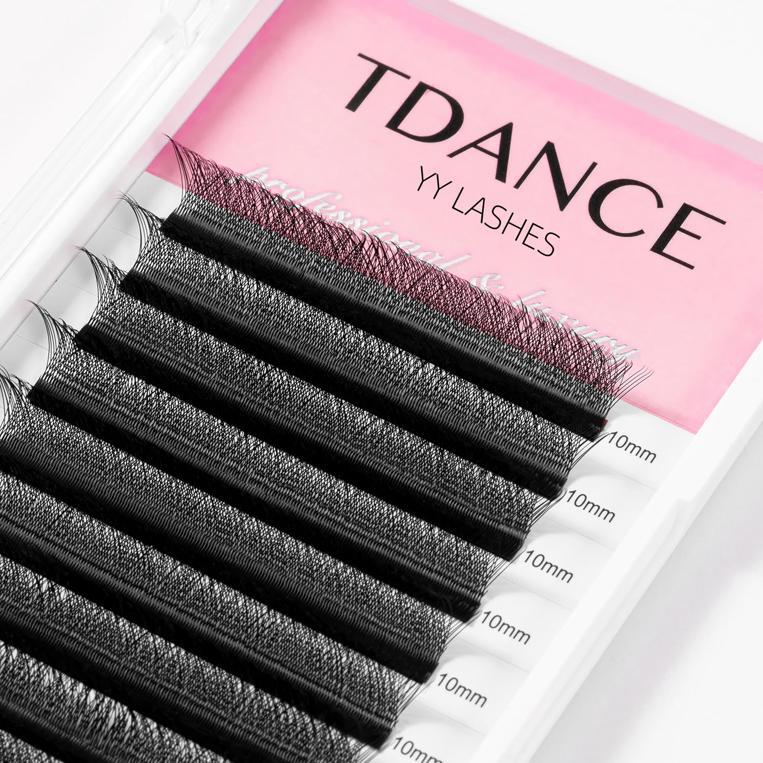 TDANCE YY Eyelashes Extension Lashes C Curl 0.07mm Thickness 8-15mm + Loose Fans 8D 0.05mm Thickness D Curl 8-15mm Mixed Length