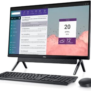 Dell Inspiron 7700 27-inch FHD Display All-in-One Desktop 2022 | 11th Intel i7-1165G7 Intel Iris Xe Graphics | 32GB DDR4 512GB NVMe SSD + 1TB HDD | WiFi 6 Bluetooth RJ45 LAN | Win 11 Pro | Black