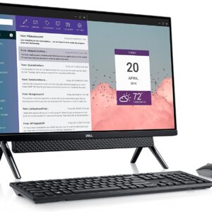 Dell Inspiron 7700 27-inch FHD Display All-in-One Desktop 2022 | 11th Intel i7-1165G7 Intel Iris Xe Graphics | 32GB DDR4 512GB NVMe SSD + 1TB HDD | WiFi 6 Bluetooth RJ45 LAN | Win 11 Pro | Black