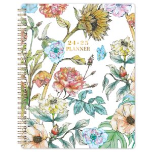 2024-2025 planner - academic planner 2024-2025, jul.2024 - jun.2025, 8" x 10", 2024-2025 planner weekly & monthly thick paper, perfect daily organizer - art floral