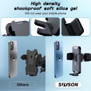 SUUSON Car Phone Holder Mount【Upgraded】-【Bumpy Roads Friendly】 Phone Mount for Car Dashboard Windshield Air Vent 3 in 1,Hand Free Mount for iPhone 14 13 12 Pro Max Samsung All Cell Phones