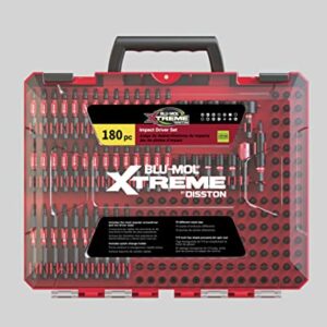 Disston BLU MOL Xtreme 115pc Drill bit Set 17 Round and Hex Drill bit Sizes