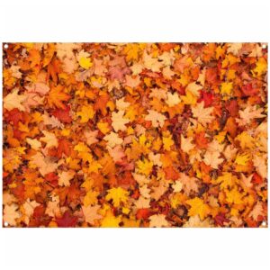 zthmoe 7x5ft fall maple leaves photography backdrop autumn friendsgiving scene background floor party supplies halloween decoration banner photo booth props