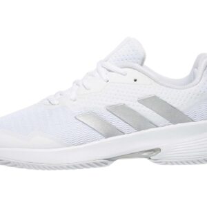 adidas Court Jam Control Footwear White/Silver Metallic/Grey One 9.5 B (M)