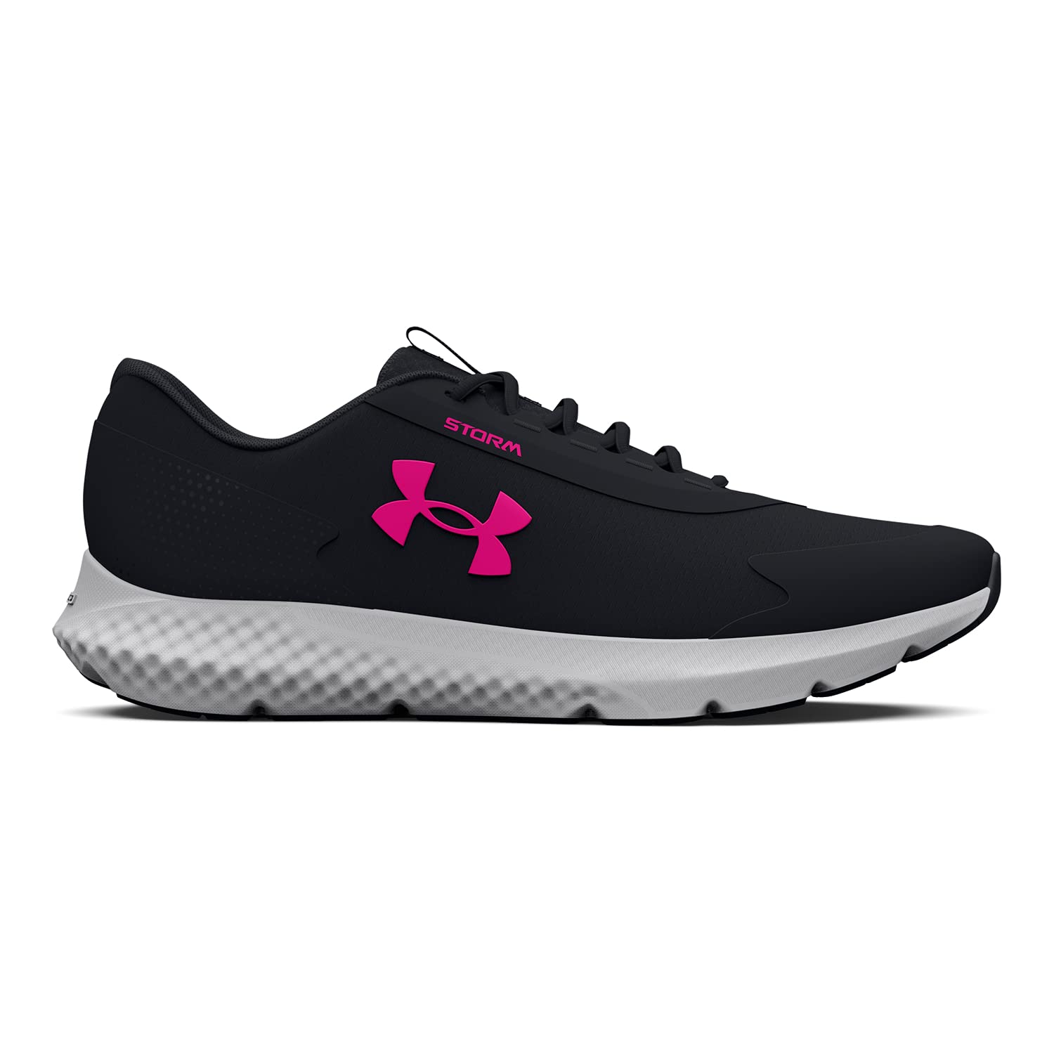 Under Armour Charged Rogue 3 Waterproof Black/Jet Gray/Rebel Pink 10 B (M)