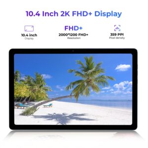 HOTWAV Pad 8 Android 13 Tablet 2023 New,16(8+8 Virtual) GB+ 256GB (1TB TF), 7500mAh 10.4 Inch 2000x1200 FHD+ Tablets 13MP+5MP Octa-Core Tablet PC, 4G LTE/5G WiFi/Dual SIM/OTG/GPS