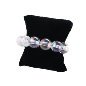 Bracelet Pillow Display,Watch Display Pillow Velvet Watch Pillow Bracelet Jewelry Displays Pillow,for Jewelry Displays(Small,Beige)