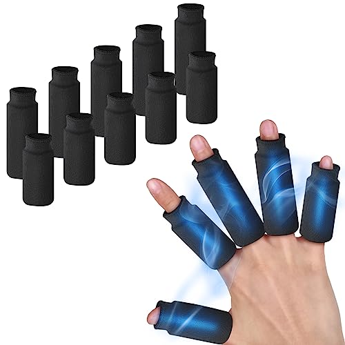 Luguiic Finger Ice Sleeves 10 Ice Packs for Fingers, Thumbs & Toes Hot Cold Therapy for Arthritis, Tendinitis, Trigger Finger and Swollen Finger