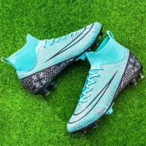 Mikrydco Youth Soccer Cleats Mens Womens Football Boots Training High-Top Turf Shoes Outdoor Indoor Athletic Professional Big Boys Girls Spikes Sneakers