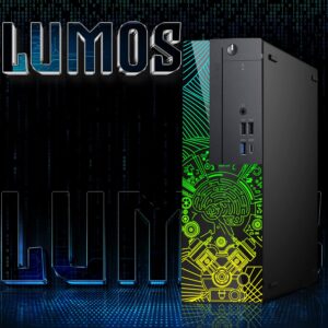 Lumos 8 Gaming Desktop PC, Intel Core i5 8th Gen, AMD RX 6400 4GB DDR6, 8GB RAM, 256GB SSD + 2TB HDD, 27 Inch 165hz Gaming Monitor, PCI-E Bluetooth | Wi-Fi, RGB Kit, Win 11 Home (Renewed)