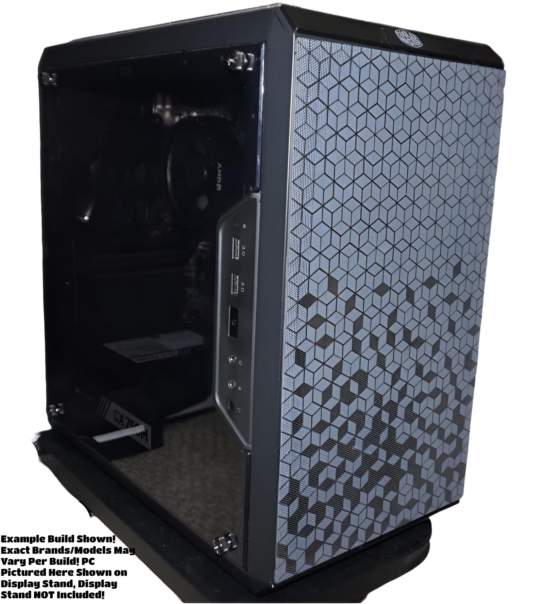 Custom Built Gaming Computer Desktop Gaming PC 8 Core RYZEN 7 CPU 4.6Ghz Max Boost 32GB RAM 1TB SSD NVME Plug and Play Tower PC System Windows 10 Pro 64 Bit