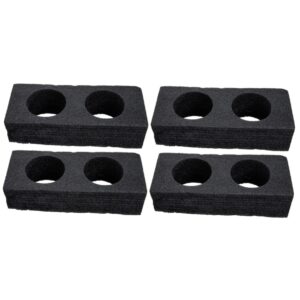 4 pcs milk tea cup holder 2 cups foam take out cup holder foam bottle holder door dash supplies small baskets for organizing cup holder tray insulation pearl cotton beer re-usable