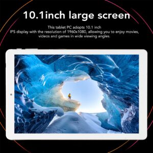 Focket 10.1 Inch Tablet, 6GB 128GB Tablet Octa Core Processor Tablet for Android 11, IPS Display HD Tablet 5G Tablet WiFi Dual SIM Portable Tablet Gaming Tablet 8800mAh Long Tablet (US Plug)