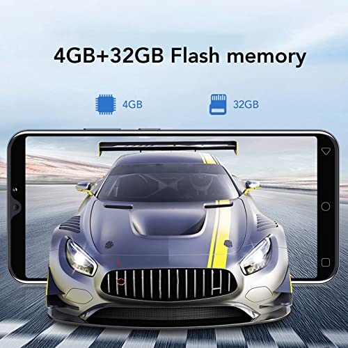 VINGVO S23+ 5.0 Inch Smartphone, 3 in 1 Navigation System Dual Card Dual Standby 4GB RAM 32GB ROM 3G for Daily Life (US Plug)