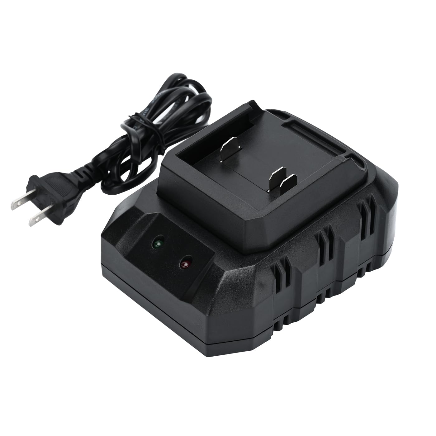 21v Battery Single Port Rapid Charger Base, Fast Charger Compatible 21v Lithium-Ion Battery by SHINTYOOL (Battery Not Included)