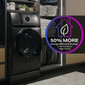 GE Profile PFQ97HSPVDS 28 Inch Smart Front Load Washer/Dryer Combo with 4.8 cu.ft. Capacity, 12 Wash Cycles, 14 Dryer Cycles