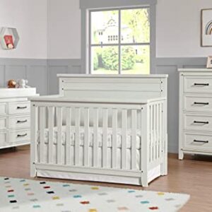 Soho Baby 49045480 Ellison Premium 4-Drawer Chifferobe with Adjustable Shelves, Wire Brush Rustic White Finish