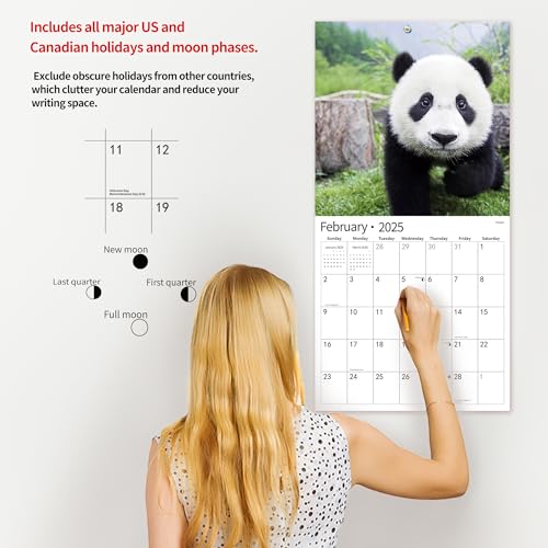 2024 Wall Calendar,Calendar 2024, November 2023 - December 2024, Wall Calendar Puppy, 12" x 24" Opened,Full Page Months Thick & Sturdy Paper for Gift Kids Teen Calendar Organizing & Planning