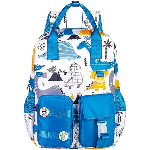 CCJPX Dinosaur Backpack for Boys, 16 inch Kids Bookbag for Elementary School Toddler Kindergarten Preschool