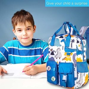 CCJPX Dinosaur Backpack for Boys, 16 inch Kids Bookbag for Elementary School Toddler Kindergarten Preschool