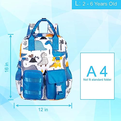 CCJPX Dinosaur Backpack for Boys, 16 inch Kids Bookbag for Elementary School Toddler Kindergarten Preschool