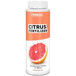 citrus fertilizer for all citrus and fruiting trees, liquid plant food 8 oz (250ml)