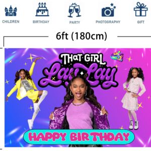 That Girl Lay Lay Party Backdrop Banner, That Girl Lay Lay Birthday Party Decorations Photography Background