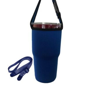 tumbler carrier for stanley 30oz, carrier holder pouch for 30 oz insulated tumbler coffee cup, tumbler carrier with strap