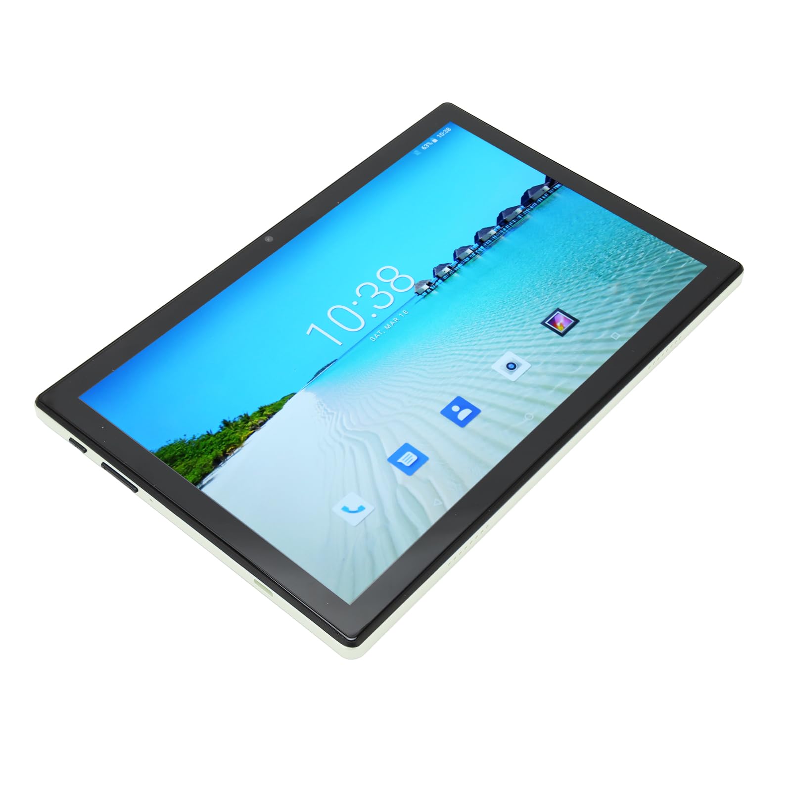 Pomya 10.1 Inch 5G WiFi Tablet for Android8.1, 1280x800 HD IPS 4G LTE Tablet with Dual Camera, 2GB RAM 32GB ROM, Octa Core CPU 4000mAh Type C Gaming Tablet for Office, Daily (Green)