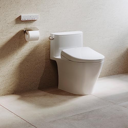 TOTO SW4736AT40#01 WASHLET+ Electronic Bidet Toilet Seat, Elongated, Cotton White