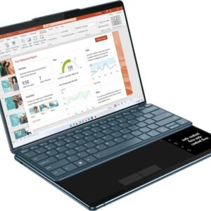 Lenovo Yoga Book 9i 2-in-1 13.3" 2.8K Dual Screen OLED Touch Laptop - Intel Core i7-1355U with 16GB Memory - 512GB SSD - Tidal Teal - US Version (512GB- US Model Warranty)