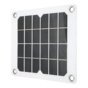 solar panel kit, 20 watt 5 volt monocrystalline pv module power charger, usb portable solar charge panel, energy saving, for power station rv camping off grid