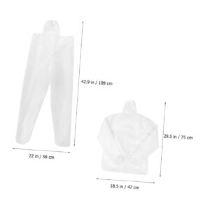 Yardwe Pizza Pan 1 Set Dry Clothes Bag Travel White Air Dry Polyester Clothing Outdoor Pants